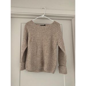 Womens Gray Pullover Sweater Medium